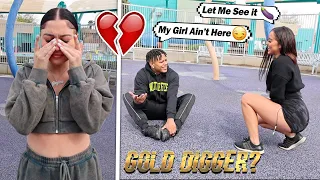 SHE'S NOT THE GOLD DIGGER! HE IS! Saddest Loyalty Test