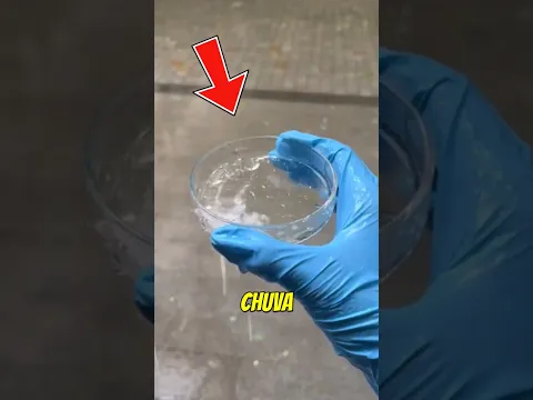 Olha o que tem DENTRO da ÁGUA da CHUVA 😱