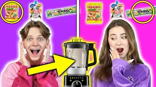 TELEPATYCZNE SMOOTHIE CHALLENGE 😱🥛 | Dominik Rupiński & Lena Moonlight