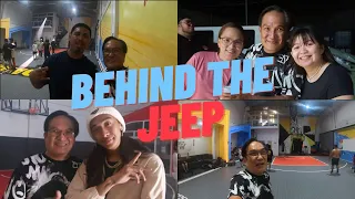 BEHIND THE JEEP
