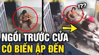 Đang ngồi hóng mát bất ngờ 2 thanh niên 'LAO XE VÀO' phòng khách khiến chủ nhà 'ĐỨNG HÌNH'