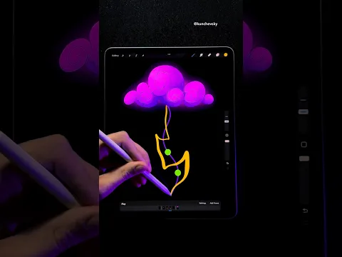 New Lightning Animation Tips in Procreate! 😳⚡️ #procreate #animation