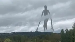The Giant with Red Dots  Trevor Henderson sighting in real life