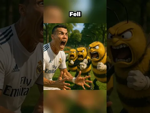 Why Did The Bees Attack Ronaldo? 🐝