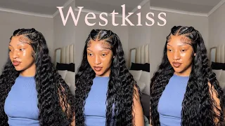 GAME CHANGER!🔥 Pre Braided + Pre Cut 13x6 Frontal Wig Install | Super Natural Look | West Kiss Hair