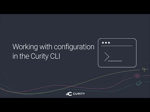 Working with configuration in the Curity CLI