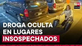 Aeropuerto Jorge Chávez: así buscaban trasladar droga a París