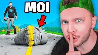 J’ai Triché pour Devenir INVISIBLE dans un cache cache fortnite !
