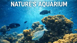Nature’s Aquarium – No Music, Immersive Fish Watching & Relaxing Reef Soundscape