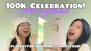 there’s 100k one of you?! 😭 + a SHED TOUR ​@dancingintheshed