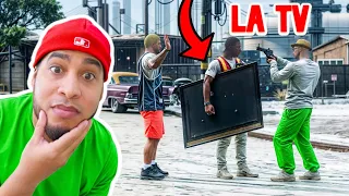 Me ROBO una TV y ahora me están BUSCANDO| Gta 5 roleplay