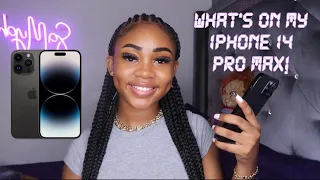 WHAT’S ON MY IPHONE 14 PRO MAX 2024!!! *Ya’ll won’t believe what happened while I was filming*😱