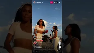 Watch Peter Gunz Baby Mama’s Tara Wallace & @iamaminabuddafly Dancing Together On Live(Sept 10 2021)