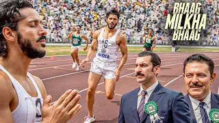 Milkha Singh ने Pakistan की मिट्टी पर हिंदुस्तान का परचम लहरा दिया | Bhaag Milkha Bhaag Movie Scene