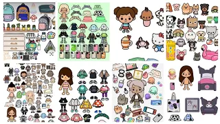 🦋💐Plantillas HD full color🎨 de Tocaboca más ➕ accesorios ropa👗👚👖 comida🍴🍕🍔 decoración #diy #tocaboca