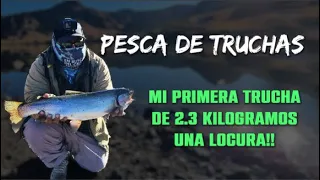 PESCA DE TRUCHAS A 4000 METROS SOBRE EL NIVEL DEL MAR - MONSTER TRUCHA DE 2 KILOGRAMOS!