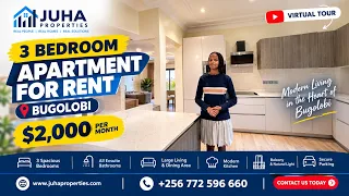 3-Bedroom Apartment for Rent in Bugolobi, Kampala | $2,000/Month | Apartment Tour