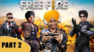 FREE FIRE PLAY WITH PUNJABI SINGERS | PART 2 | Funny Conversation | HARSHDEEP SINGH