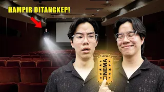 Kita Beli 1 Tiket Bioskop Tapi Masuknya Berdua! HAMPIR DITANGKAP!!