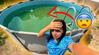 LIMPIANDO MI PILETA CON 40 GRADOS🥵 | More Andrade