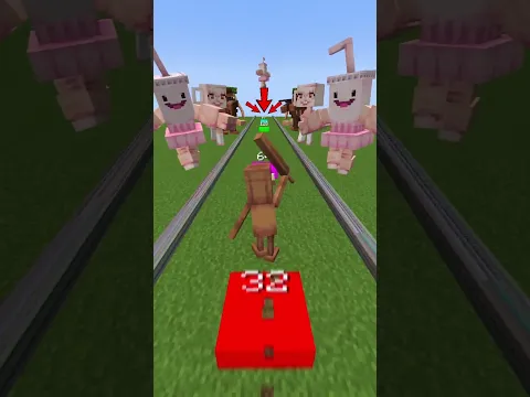 Speed walk Obby and the End is Crazy 💀 #minecraft #italianbrainrot #brainrot