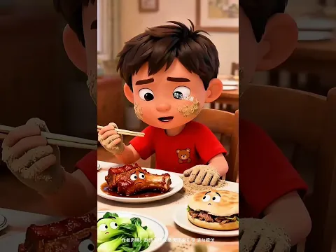 tangan kotor langsung makan! #shorts #animasi #kartun