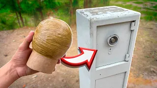 Abrindo um Cofre abandonado DE 50 ANOS ATRÁS