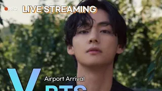BTS V LIVE ON  AIRPORT 🛫 #LIVE #BTSV