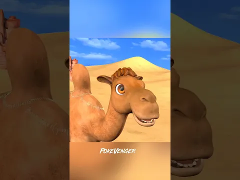 5 peeth vaala camel 🐫🤣  #shorts #animationshort