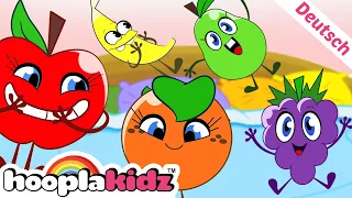 5 süße Früchtelied + Viele weitere Kinderlieder | HooplaKidz Deutsch
