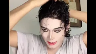How did I become Michael Jackson? My makeup process Caijun