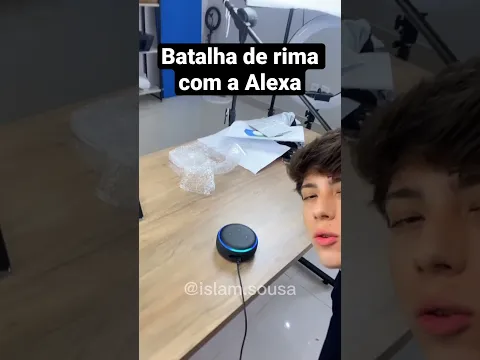 Batalha de rima com a Alexa kkkk #alexa