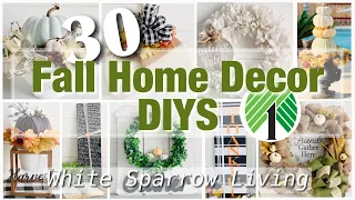 🍁 30 FARMHOUSE FALL HOME DÉCOR DIYS