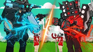 Zombies Skibidi Toilet Episodes 6 - Titan Cameraman Rescue Titan Speakerman -PVZ 2 Animation Cartoon