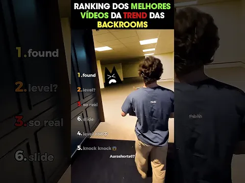 RANKING DOS MELHORES VÍDEOS DA TREND DAS BACKROOMS (PARTE 2)