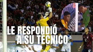 "Portero de Nicaragua le respondió a su técnico que le dio duro en la conferencia"