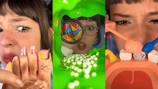 ASMR EAR CLEANING EYE CLEANING FOOT CLEANING