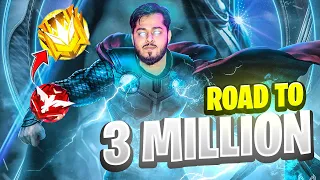 🔴ROAD TO 3 MILLION SUBS  FULL JOSH🤩AND FULL ENJOYMENT🎯🥳+TO TOP 1#freefirelive #rai⭐#gyangaming#short