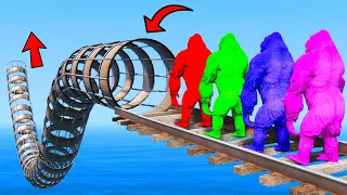 #33 GTA 5 RACES & RAGDOLL (Euphoria Physics Funny Moments & Fails) Spiderman & Superheroes Mods