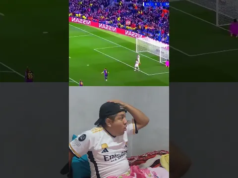 La reacción de los madridistas al ver los goles de messi