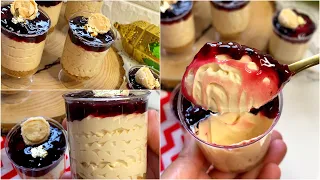 بكأس حليب تخرجلك 8كؤوس حضري اسهل واسرع تحلية بذوق الكراميل🍮 وفرحي عائلتك هبال فالبنة لازم تحضروهم👌