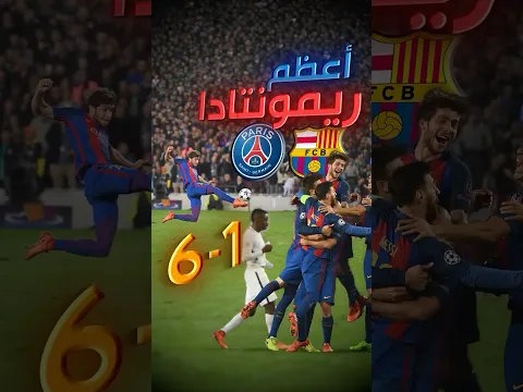 ريمونتادة برشلونة على باريس 😲🔥 مباراة للتاريخ 🏆