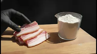 БЕРУ САЛО и МУКУ — и ДЕЛАЮ ШЕДЕВР!🔥 2 ингредиента — и ВКУС НЕЗАБЫВАЕМЫЙ!
