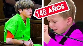 Niños mas peligrosos que recibieron condenas de por vida.