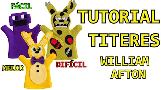 Hice a William Afton de FNAF en títere 😱