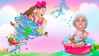 MILENINHA VIROU UM BEBÊ NA PISCINA E CONTANDO ATÉ 10 📚 Compilação de Vídeos Engraçados