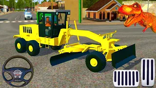 🔴MOTOR GRADER DRIVING MOD - BUS SIMULATOR INDONESIA - ANDROID GAMEPLAY #58 CATERPILLAR MOTOR GRADER