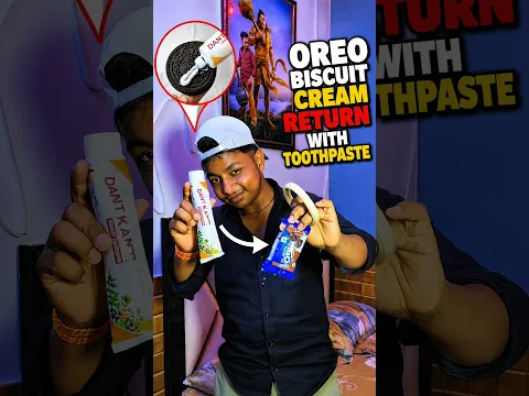 Oreo Biscuit Cream Return With Toothpaste 😱 #shorts