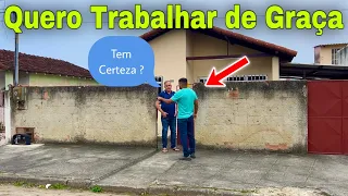 REFORMEI DE GRAÇA o Muro do Desconhecido  Ele Ficou Sem Acreditar e Você Aceitaria Essa Reforma ?