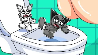 BEBÉ GRAY y BEBÉ WENDA NOS CAEMOS EN UN INODORO GIGANTE en ROBLOX 🤢 INCREDIBOX SPRUNKI